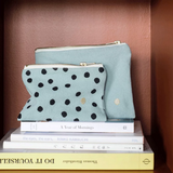 Pouch cotton POLKA Cotton Celadon Mint S