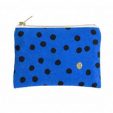 Pouch cotton POLKA Cotton BLEU MECANO S