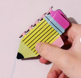 Haarspange Haarklammer BLEISTIFT yellow