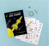 Space Age Glow In The Dark Wall Stickers