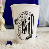 Illustrierter Keramik Becher SELFMADE MAN