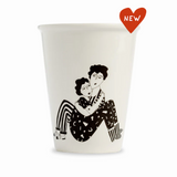 Illustrierter Keramik Becher COZY COZY