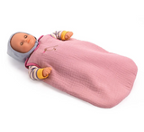 Musselin Puppenschlafsack Roseraie