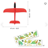 Segelflugzeug zum selbst bekleben Fire Plane
