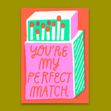 Postkarte Perfect Match