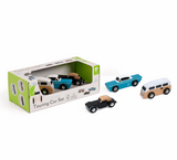 Auto 3er Set Touring Fifties retro Cars aus Holz