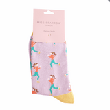 Bambus Socken Jogging lila (One Size 36-41)