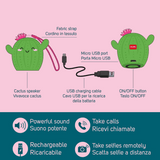 Legami Bluetooth Box - Pump Up The Volume KAKTUS