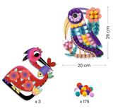 Bastelpackung 3-6: Vögel Pom-Poms