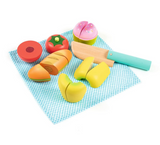 Holzspielzeug Kinderküche: Picknick zum Schneiden