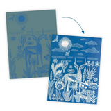 Workshop Blaudruck: Savanne bei Nacht