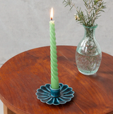 Kerzenständer Emaille blue