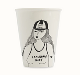 Illustrierter Keramik Becher BLOSS LADY