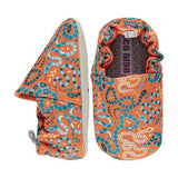 Krabbelschuhe in der Geschenkbox - SNAKES ORANGE