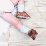 Krabbelschuhe in der Geschenkbox - SNAKES ORANGE