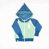 Sweat Zipper ROBIN Classic Blue / Mint Gr. 98
