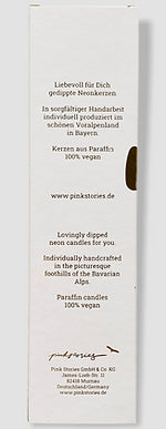 Dip Dye Swirl Kerzen AMAZING LAVENDER 3 Stück