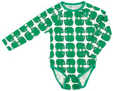 Langarmbody KENYA Pepper Green