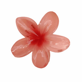 Haarspange Haarklammer ORCHIDEE Flower Apricot