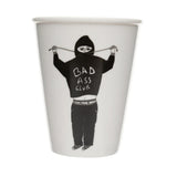 Illustrierter Keramik Becher BADASS CLUB