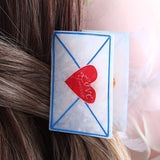 Haarspange Haarklammer LIEBESBRIEF