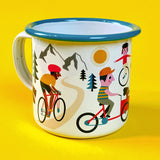 Emaille Tasse BIKE LOVER