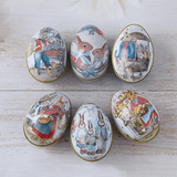 blechdosen in eierform für Ostern