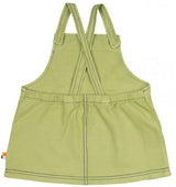 Bio Cord Latzkleid GREEN