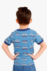 Bio T-Shirt Blue On The Road
