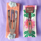 handmade Haarspangen TANTE EMMA (2/Karte)