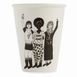 Illustrierter Keramik Becher FEMALE POWER
