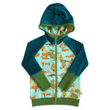 Bio Nicki Kapuzenjacke LUCA FOX ocean