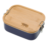 Edelstahl Lunchbox mit Trennsteg NIGHTBLUE Polarbär