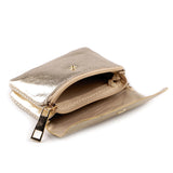 Veganes Portemonnaie Metallic UNI silber SMALL