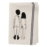 Geschirrtuch NAKED COUPLE BACK