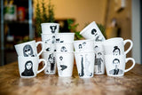 Illustrierter Keramik Becher BADASS CLUB