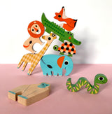 Holz Puzzle 2 in 1 - Chunky Animal