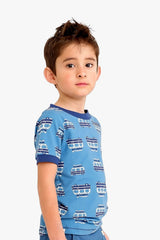 Bio T-Shirt Blue On The Road
