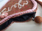 Umhängetasche OKOTOBERFEST gefilzt Lebkuchen HERZL