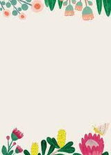 Briefpapierset mit Aufklebern KING PROTEA FLOWER