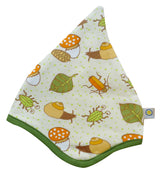 bio kinderkleidung Mütze von OKOMOi bunt mit Käfer Muster aus Biobaumwolle
