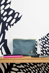 Pouch cotton UNI Cotton Sardine Graublau M