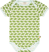 Kurzarmbody Wale GREEN