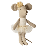 Kleine Schwester Maus BALLERINA von Maileg creme