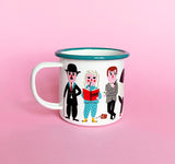 Emaille Tasse MOVIE LOVER
