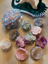 Mini Haarspange Haarklammer MUSCHEL