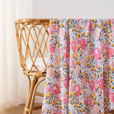 Mulltuch Pucktuch FLOWERS PINK