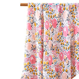 Mulltuch Pucktuch FLOWERS PINK