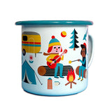 Emaille Tasse CAMPING LOVER