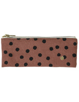 Federmäppchen cotton POLKA Rhubarbe Rotbraun